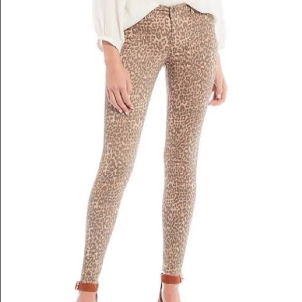 Jessica Simpson Kiss Me Skinny Leopard Jeans